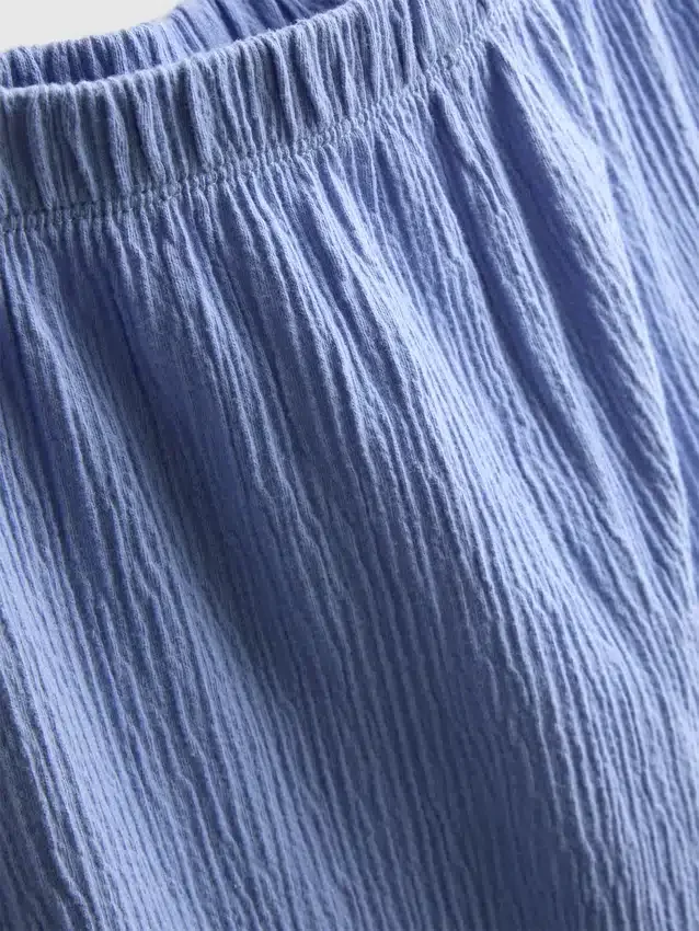1,5–8 år | Set med broderad peplum-top och byxor