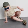 1,5–8 år | Set med skjorta och shorts i slubbomull