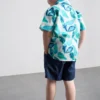 1,5–8 år | Set med skjorta och shorts i slubbomull