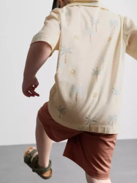 1,5–8 år | Set med skjorta och shorts i slubbomull