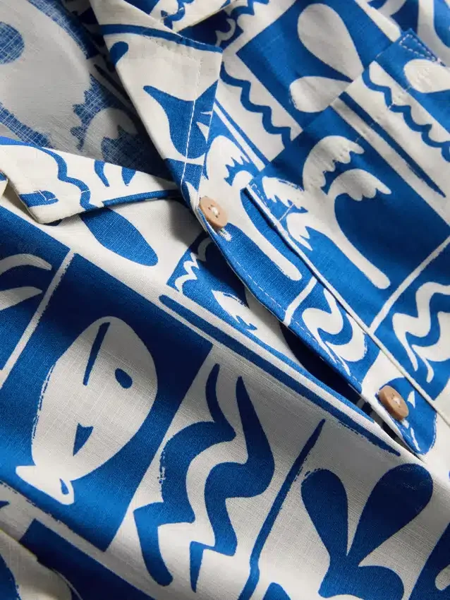 1,5–8 år | Set med skjorta och shorts i slubbomull