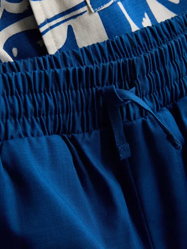 1,5–8 år | Set med skjorta och shorts i slubbomull