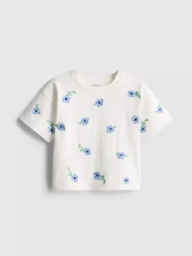 1,5–8 år | T-shirt med korsstygnsmotiv