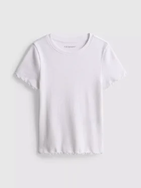 1,5–8 år | T-shirt med ribbad kant