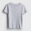 1,5–8 år | T-shirt med ribbad kant