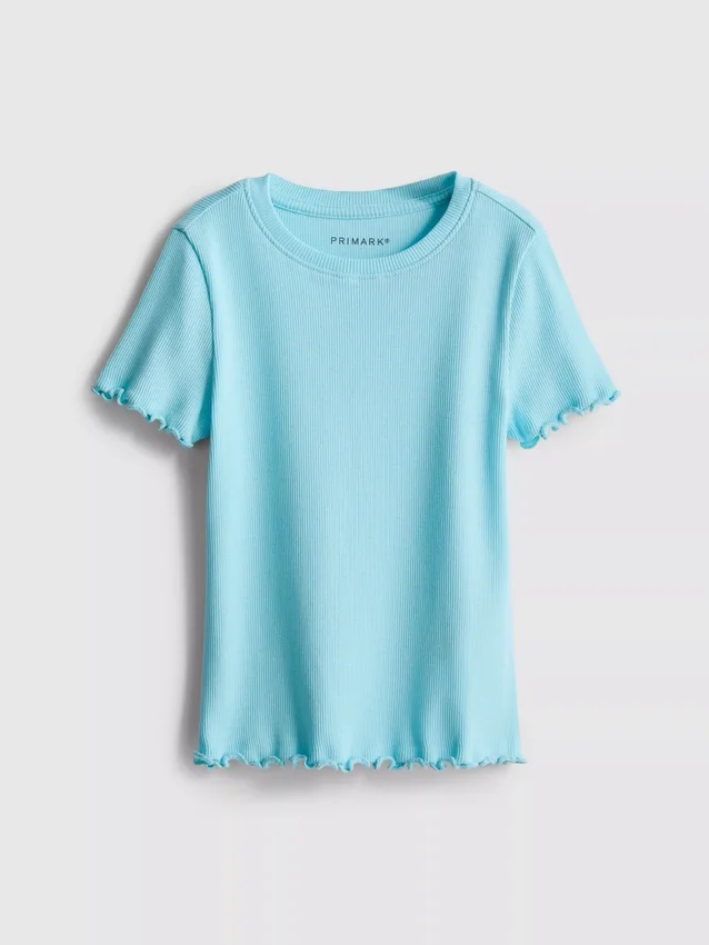 1,5–8 år | T-shirt med ribbad kant