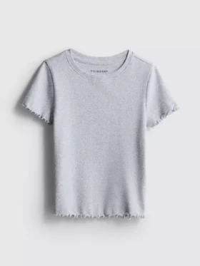 1,5–8 år | T-shirt med ribbad kant