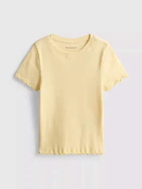 1,5–8 år | T-shirt med ribbad kant