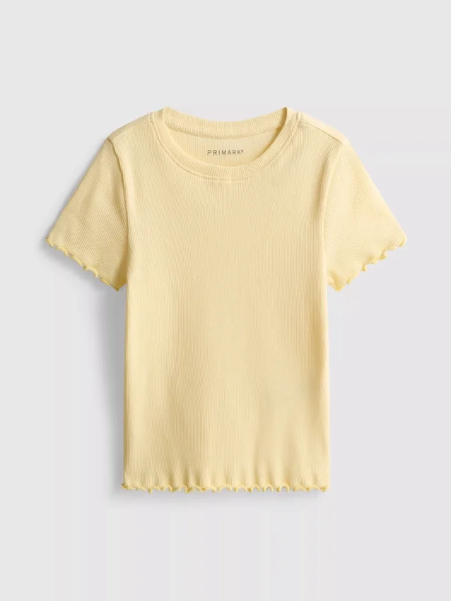 1,5–8 år | T-shirt med ribbad kant