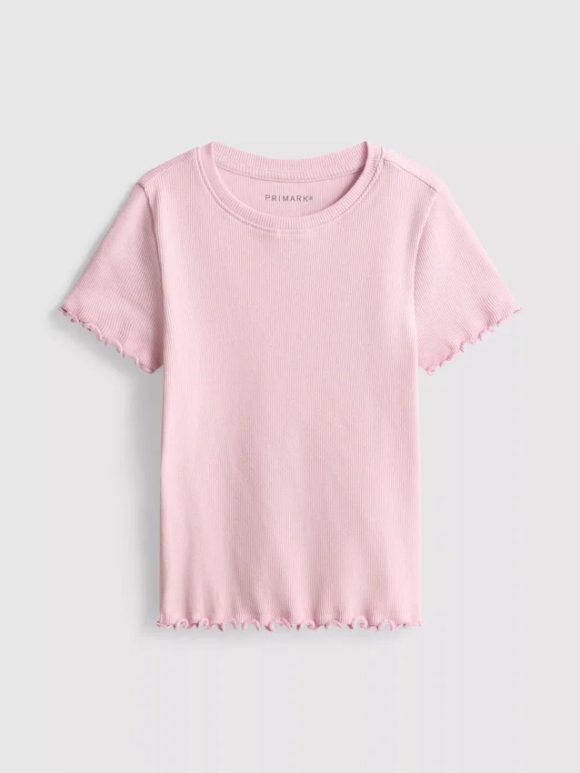 1,5–8 år | T-shirt med ribbad kant