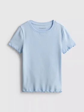 1,5–8 år | T-shirt med ribbad kant