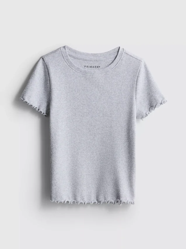 1,5–8 år | T-shirt med ribbad kant