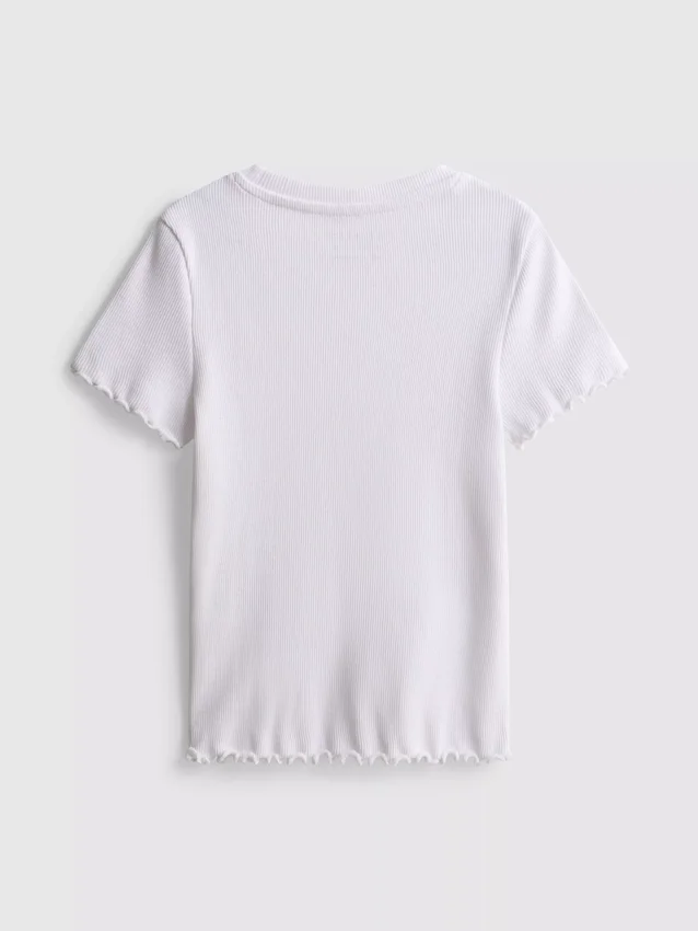 1,5–8 år | T-shirt med ribbad kant