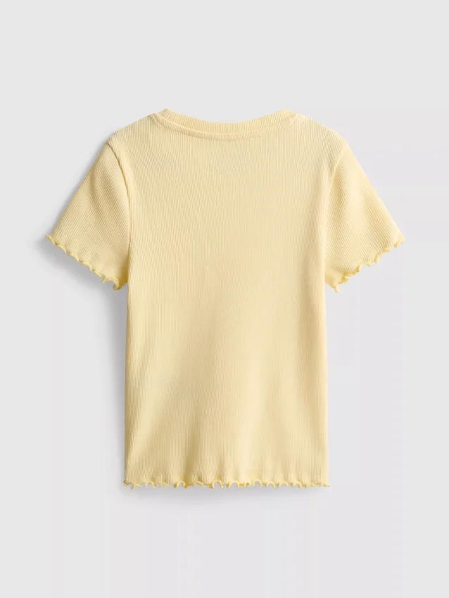 1,5–8 år | T-shirt med ribbad kant