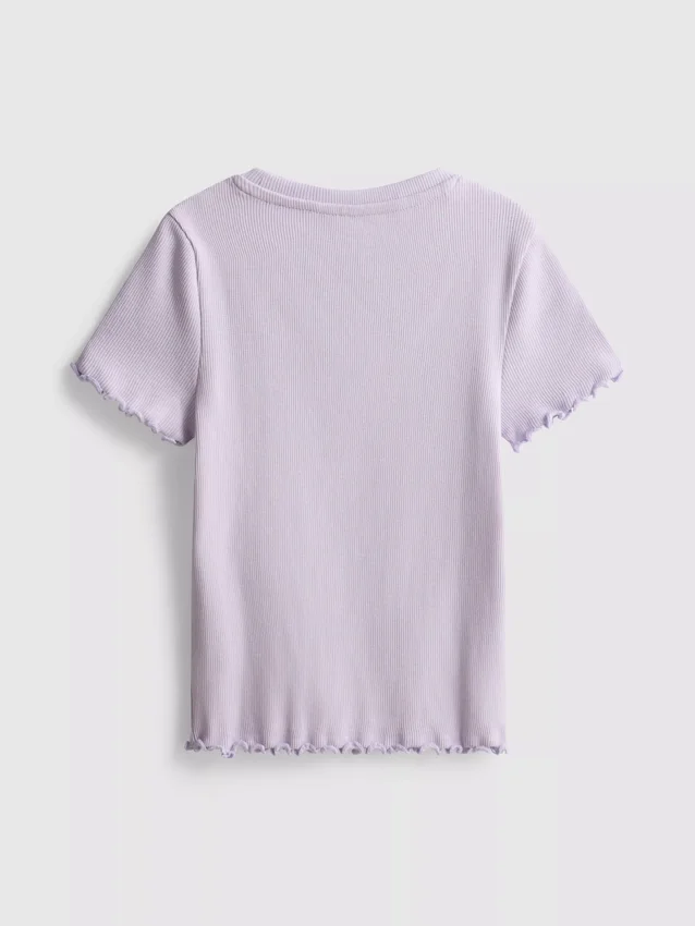 1,5–8 år | T-shirt med ribbad kant