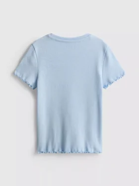 1,5–8 år | T-shirt med ribbad kant