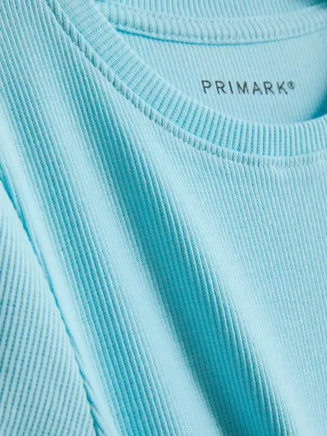 1,5–8 år | T-shirt med ribbad kant