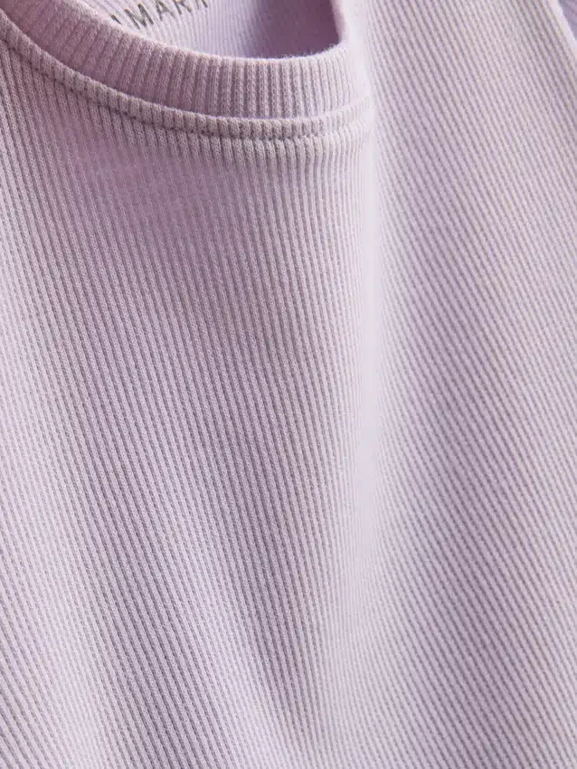 1,5–8 år | T-shirt med ribbad kant