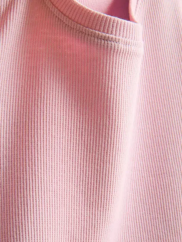 1,5–8 år | T-shirt med ribbad kant