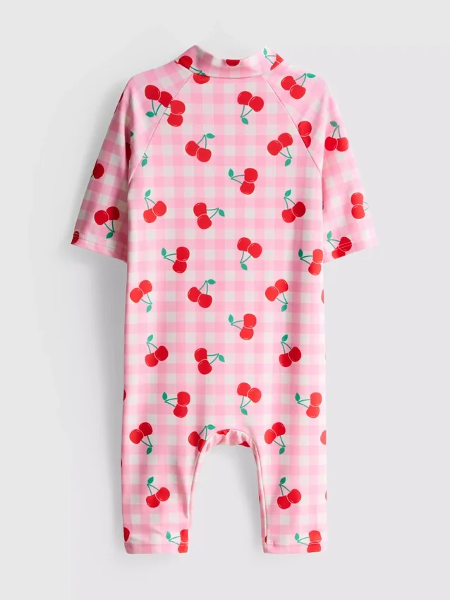 1,5–9 år | Baddräkt med körsbärsmotiv