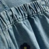 1,5–9 år | broderad denimklänning