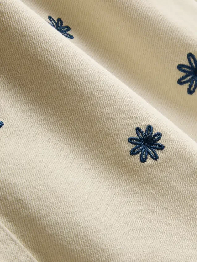 1,5–9 år | broderad denimklänning