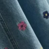 1,5–9 år | broderad denimklänning