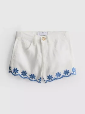 1,5–9 år | broderade jeansshorts