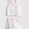 1,5–9 år | broderat set med ärmlös skjorta och shorts