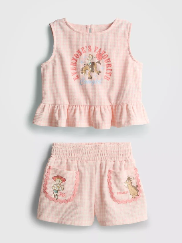 1,5–9 år | Disney Pixars Toy Story-set med peplum-top och Shorts