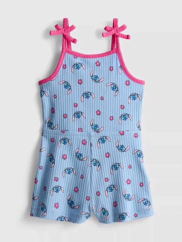 1,5–9 år | Disneys Stitch-romper med ribbade detaljer