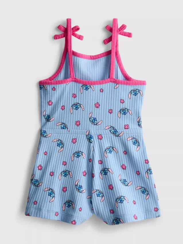 1,5–9 år | Disneys Stitch-romper med ribbade detaljer