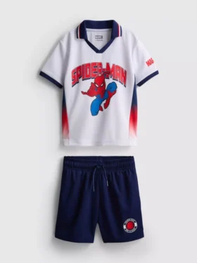 1,5–9 år | Marvel Spider-Man fotbollströja och shorts-set