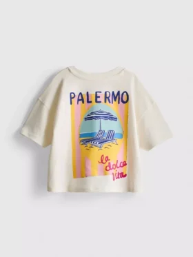 1,5–9 år | Palermo grafisk boxig T-shirt