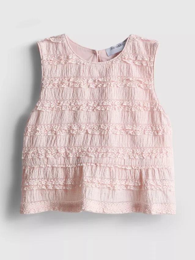 1,5–9 år | peplum-blus utan ärmar