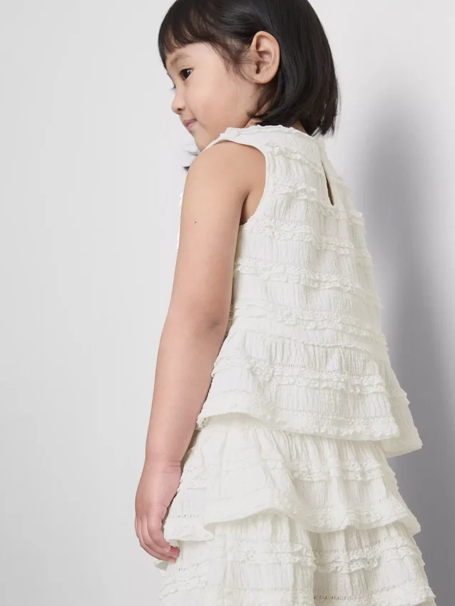 1,5–9 år | peplum-blus utan ärmar
