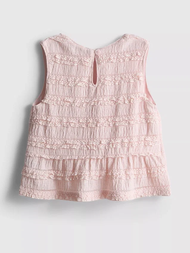 1,5–9 år | peplum-blus utan ärmar