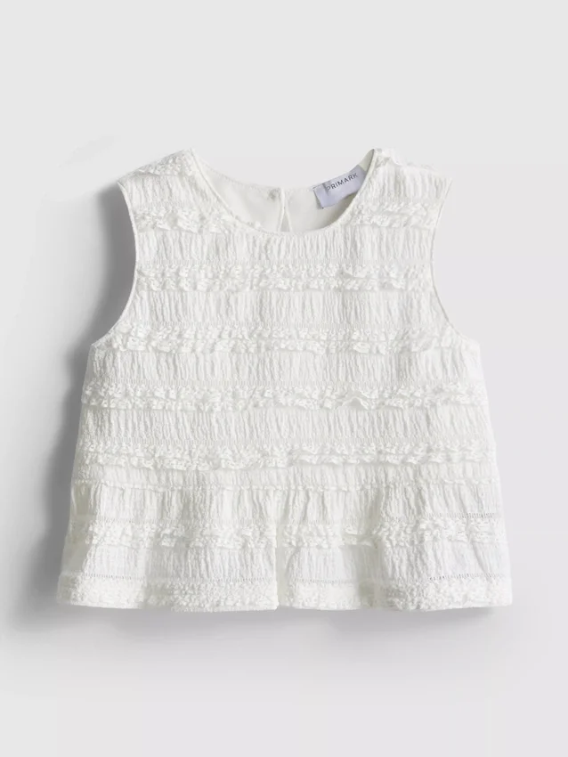 1,5–9 år | peplum-blus utan ärmar