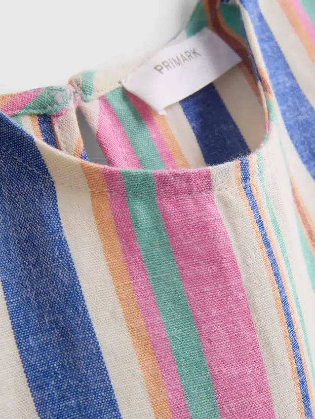 1,5–9 år | randig peplum-blus