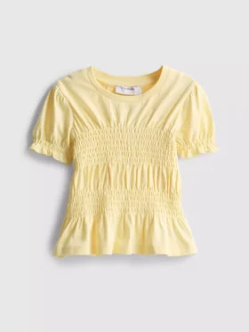 1,5–9 år | Rynkad peplum-top