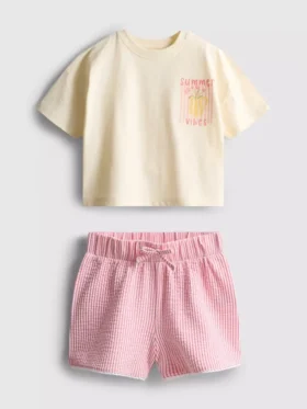 1,5–9 år | Set med boxig T-shirt och Shorts