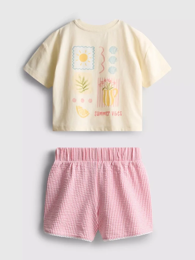 1,5–9 år | Set med boxig T-shirt och Shorts