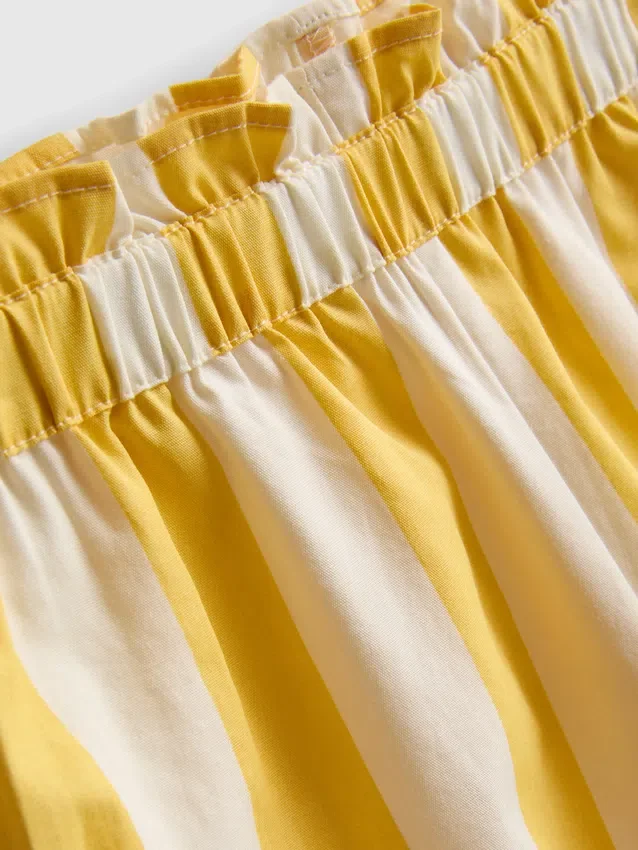 1,5–9 år | Set med randig peplum-blus och byxor