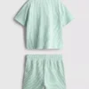 1,5–9 år | Set med randig skjorta och shorts