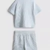 1,5–9 år | Set med randig skjorta och shorts