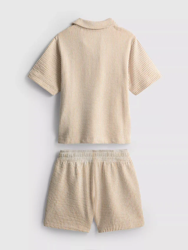 1,5–9 år | Set med randig skjorta och shorts