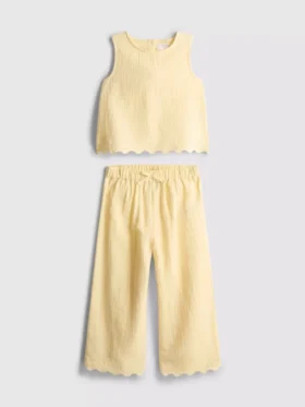 1,5–9 år | Set med ärmlös blus och byxor