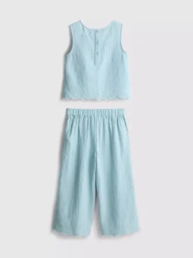 1,5–9 år | Set med ärmlös blus och byxor
