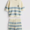 1,5–9 år | Set med stickad topp och Shorts