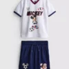 1,5–9 år | Set med T-shirt och Shorts med Disneys Minnie Mouse-fotbollsmotiv